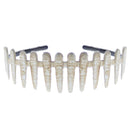 25mm Brown Shades Bone Plastic Aliceband