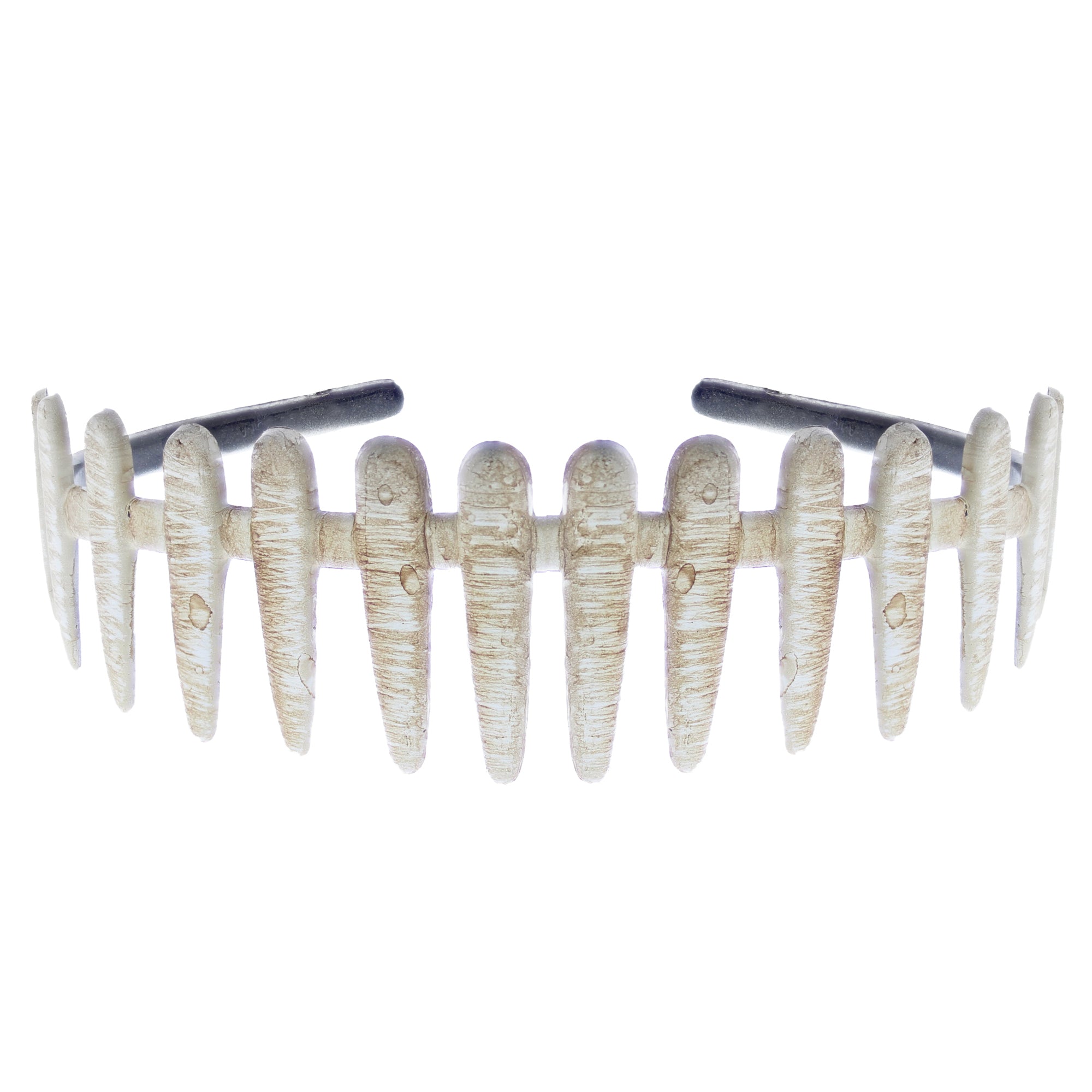 25mm Brown Shades Bone Plastic Aliceband