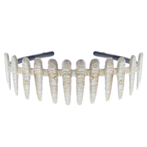 25mm Brown Shades Assorted Bone Plastic Aliceband