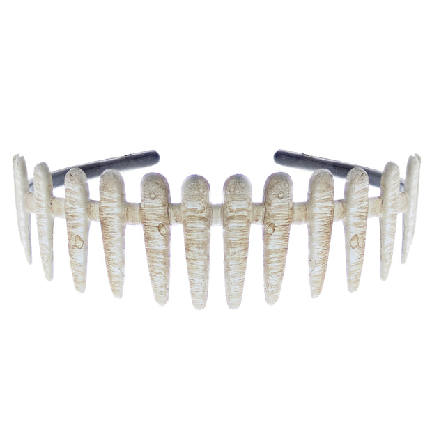 25mm Brown Shades Assorted Bone Plastic Aliceband