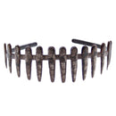 25mm Brown Shades Bone Plastic Aliceband