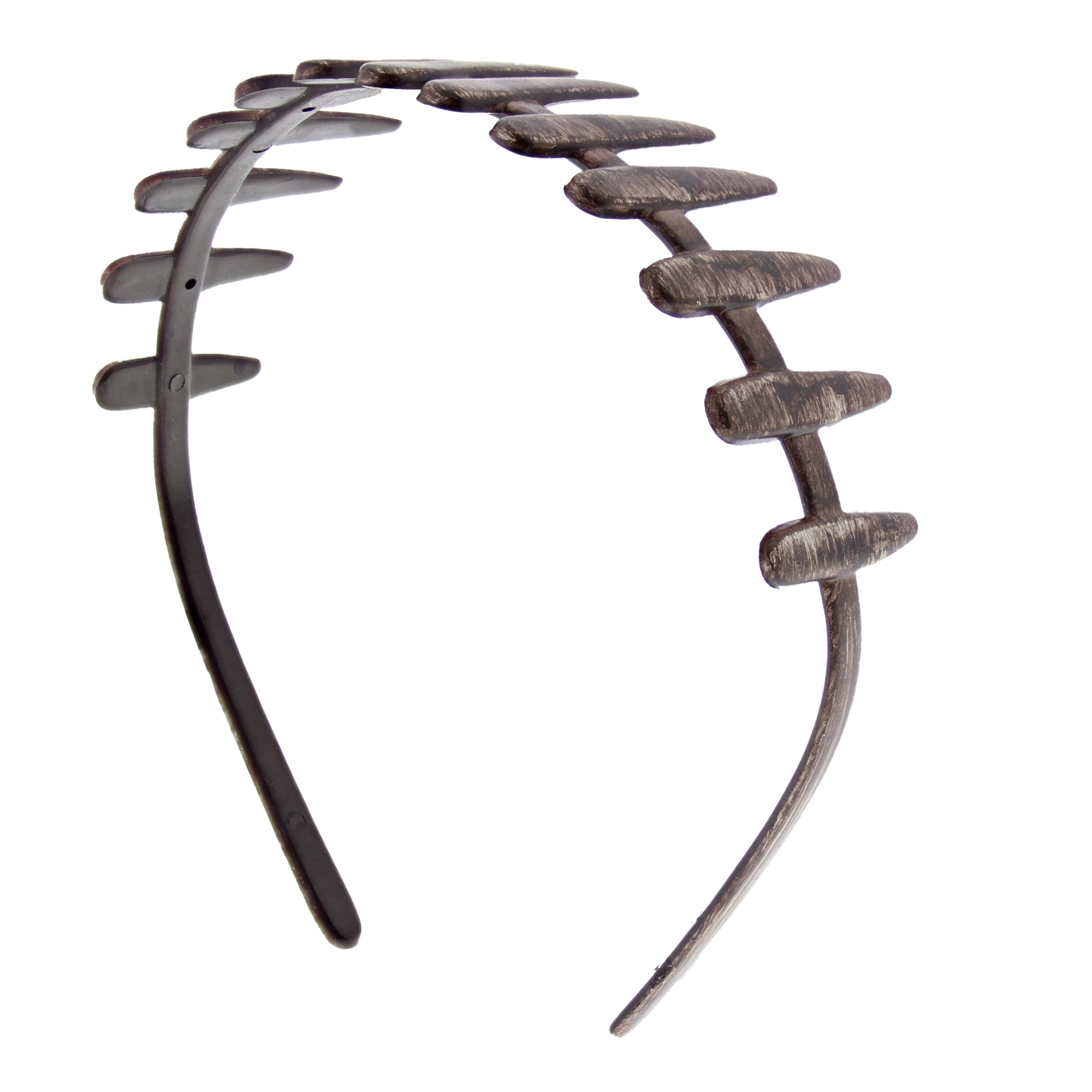 25mm Brown Shades Bone Plastic Aliceband