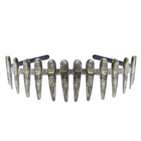 25mm Brown Shades Bone Plastic Aliceband