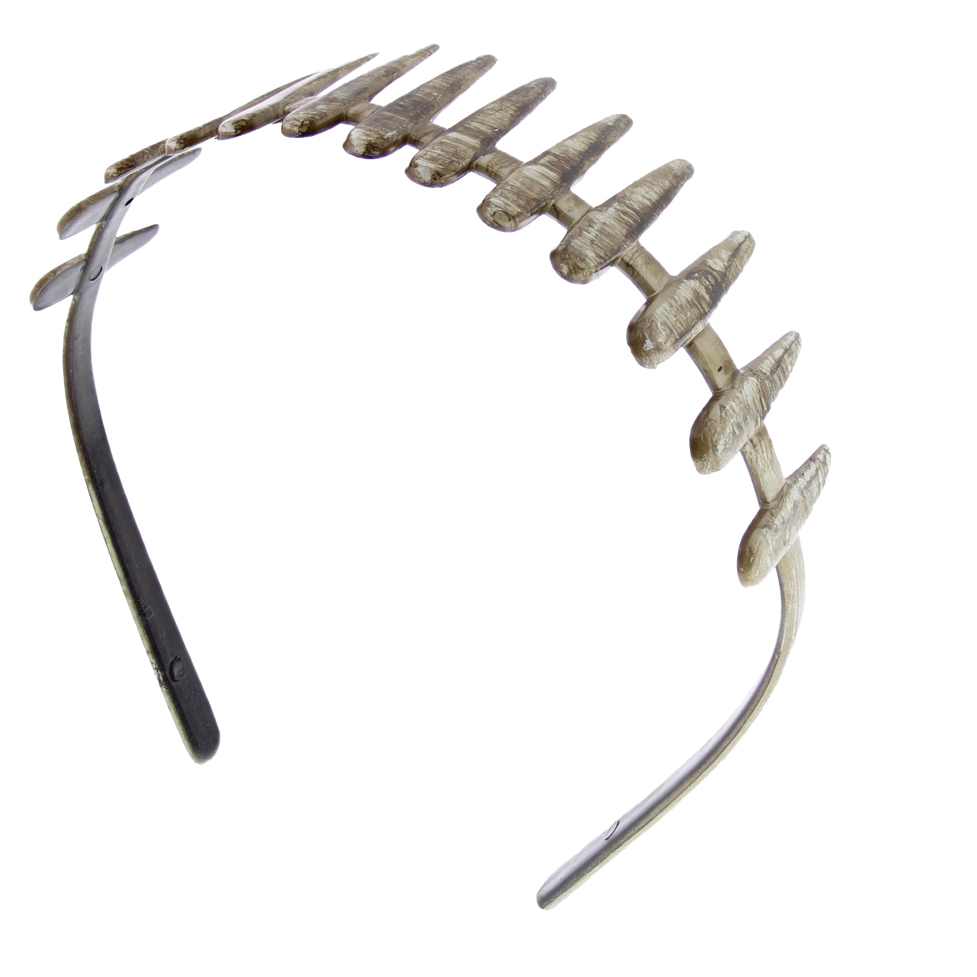 25mm Brown Shades Bone Plastic Aliceband