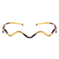 5mm Wavy Leopard Print Plastic Alicebands