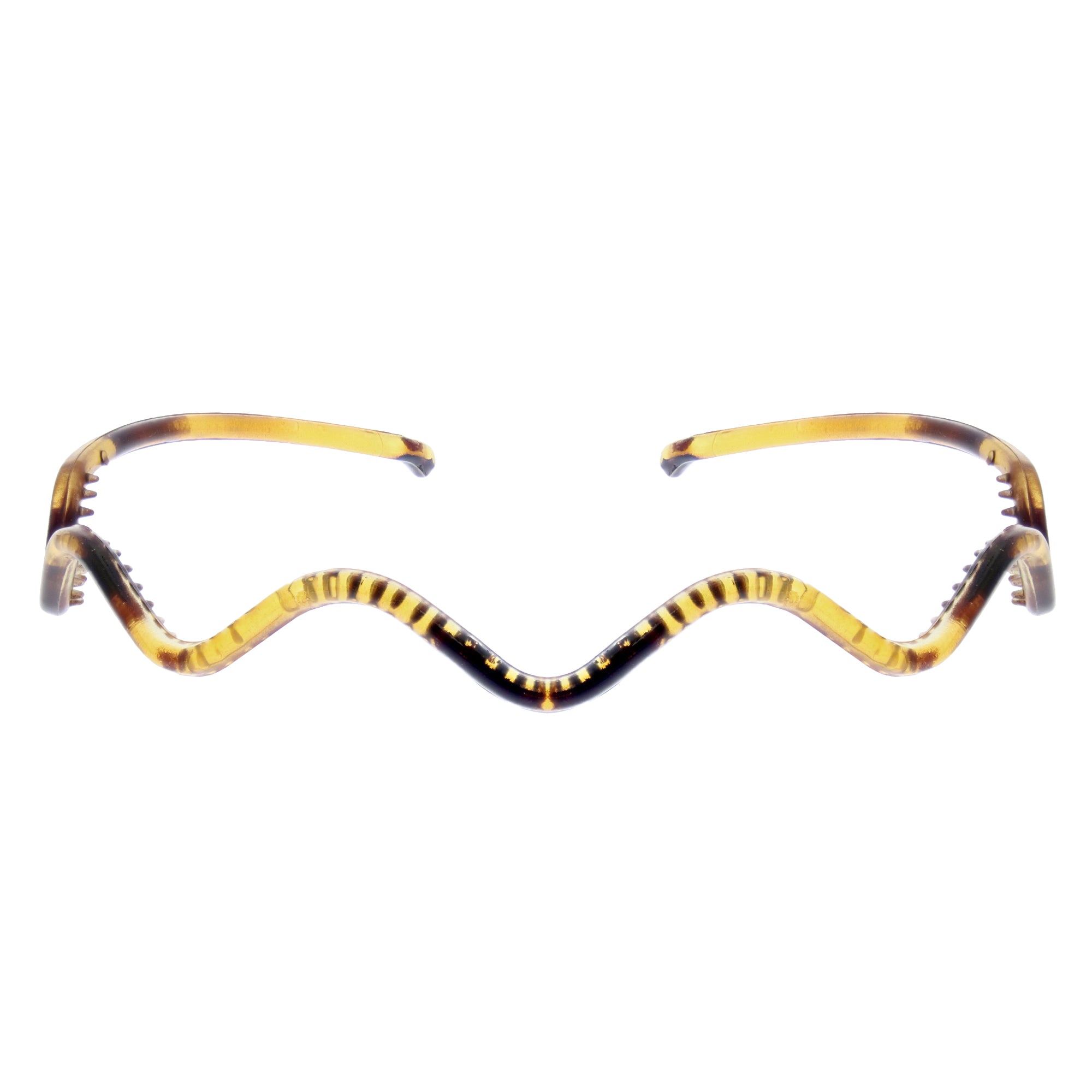 5mm Wavy Leopard Print Plastic Alicebands