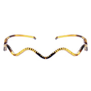 5mm Wavy Leopard Print Plastic Alicebands