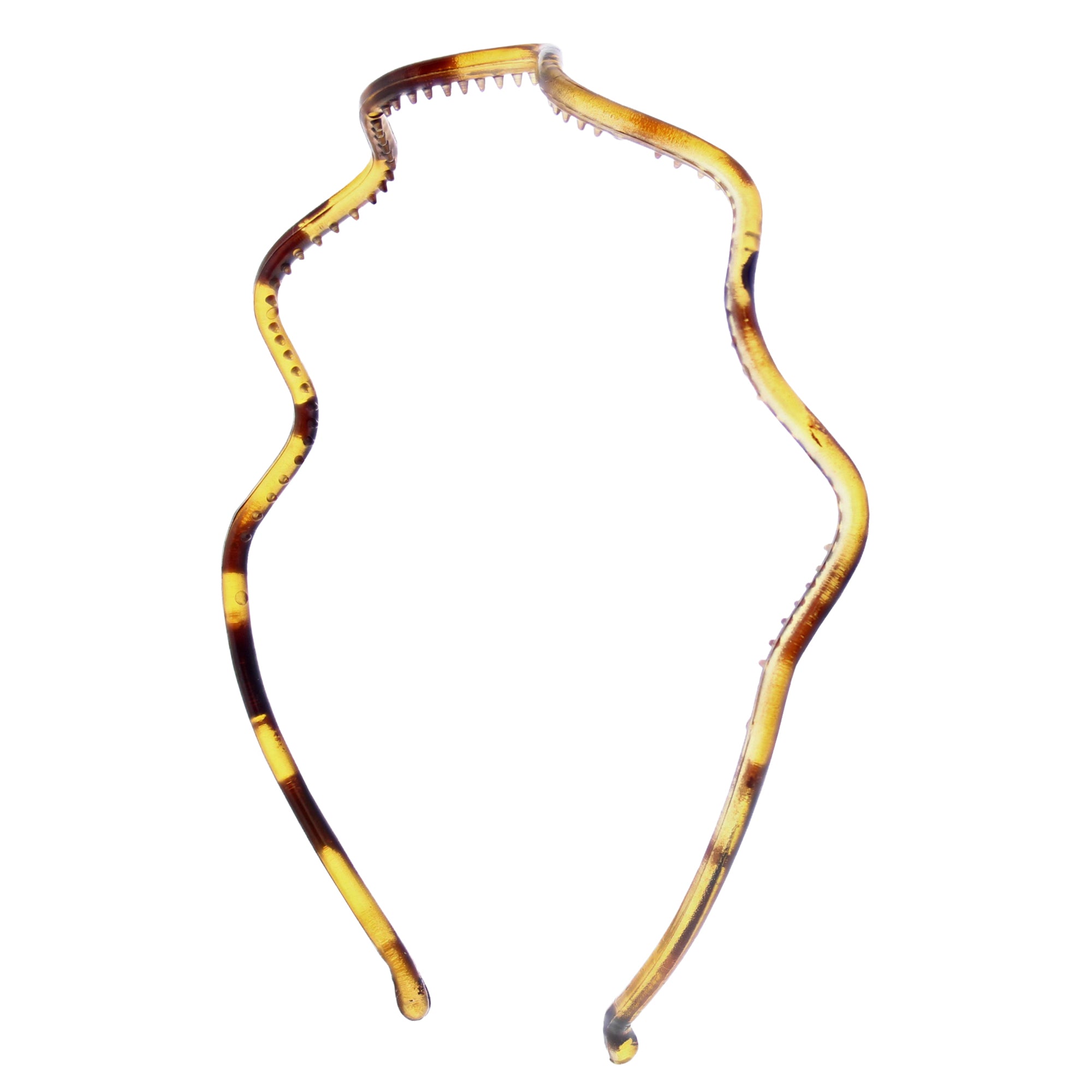 5mm Wavy Leopard Print Plastic Alicebands