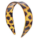 35mm Leopard Print Plastic Alicebands