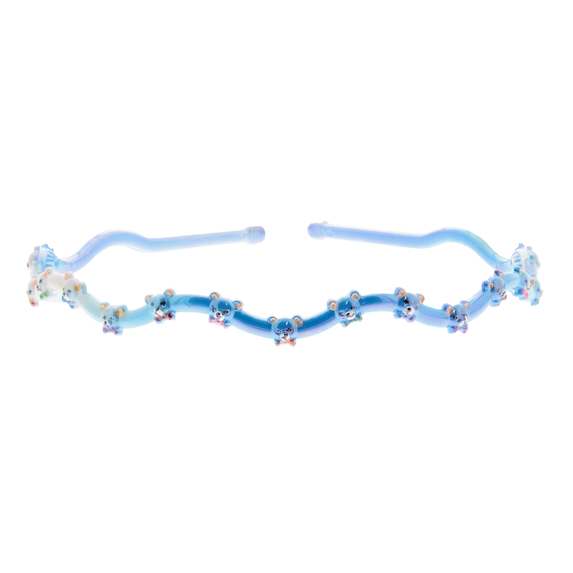 5mm Wavy Teddy Bear Alicebands