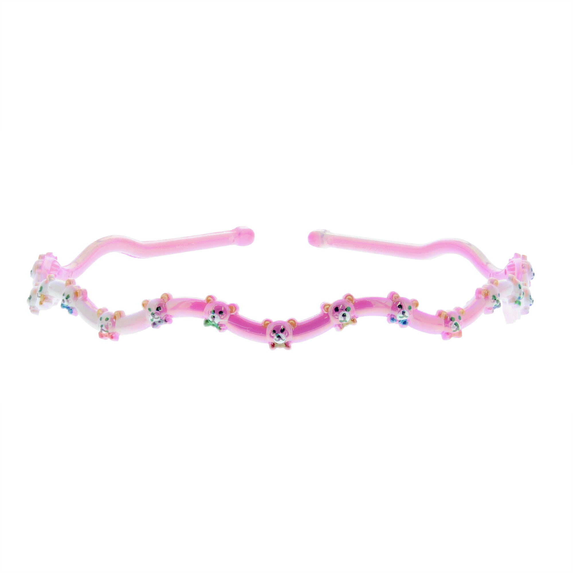 5mm Wavy Teddy Bear Alicebands