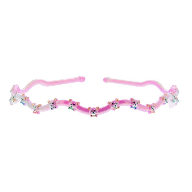 5mm Wavy Teddy Bear Alicebands