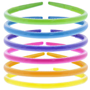 10mm Assorted PVC Alicebands with Ridges