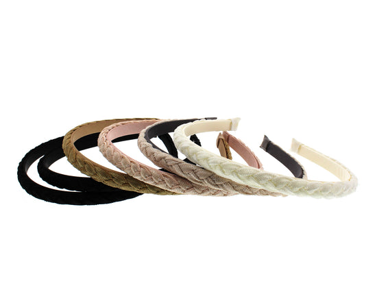 Assorted Colour Interweaved Alicebands