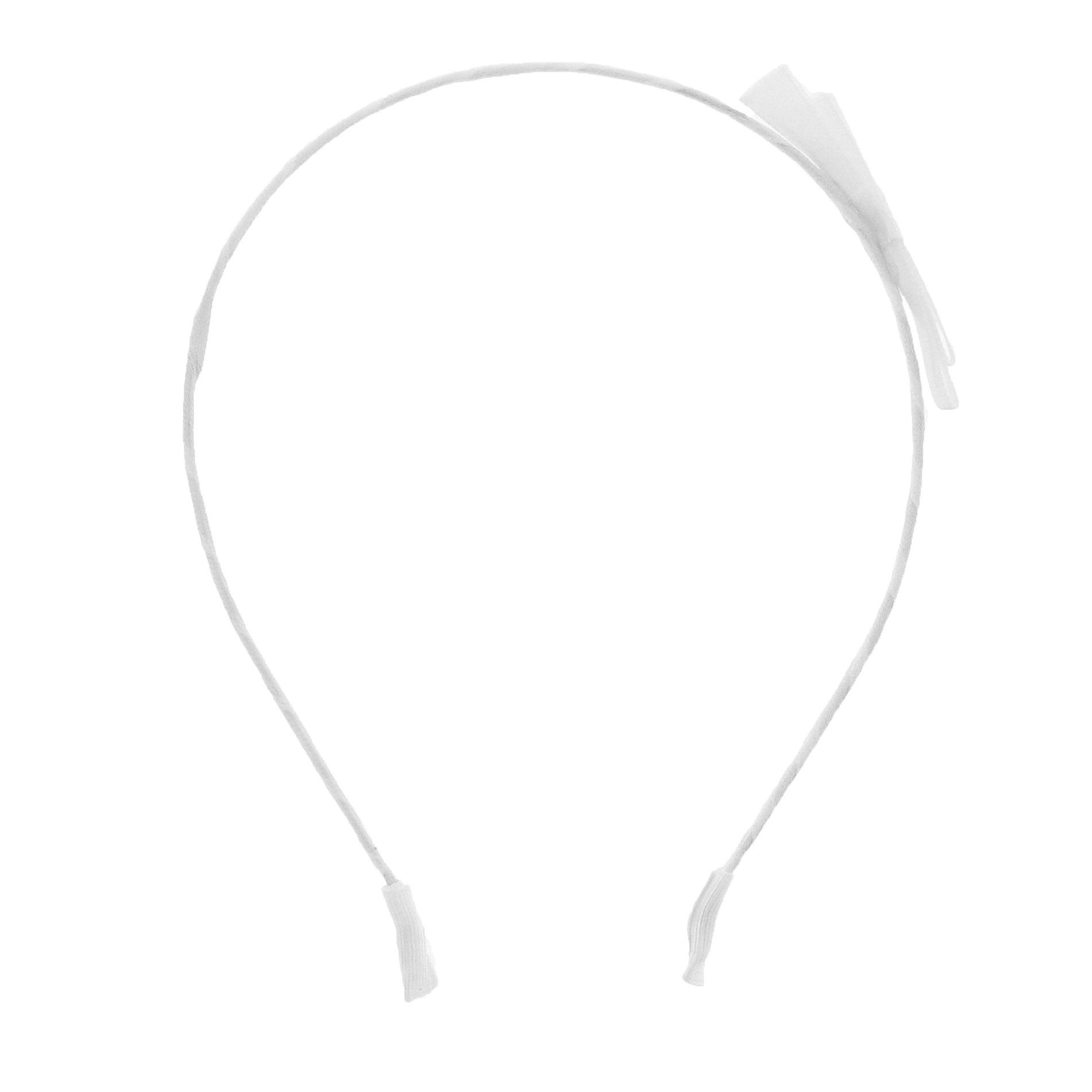 3mm Satin Bow Aliceband