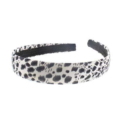 1 Inch Leopard Print Satin Aliceband