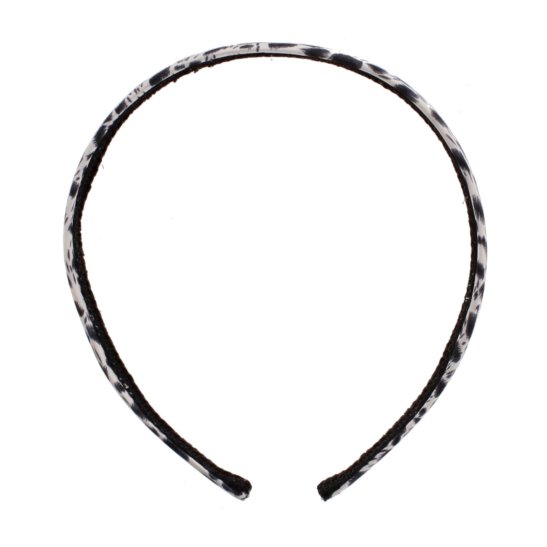 1 Inch Leopard Print Satin Aliceband