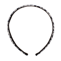 1 Inch Leopard Print Satin Aliceband