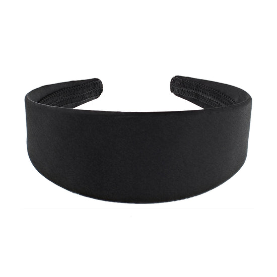 45mm Black Satin Aliceband
