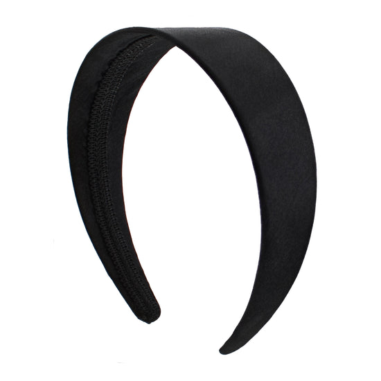 45mm Black Satin Aliceband