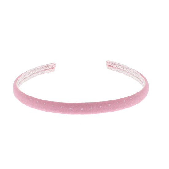 Baby Pink Polka Dot Aliceband