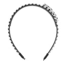 Satin Polka Dot Bow Aliceband