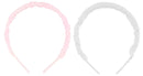12mm Pastel Pairs of Satin Frilly Alicebands
