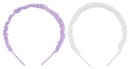 12mm Pastel Pairs of Satin Frilly Alicebands