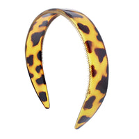 Leopard Print Tortoiseshell Plastic 25mm Aliceband