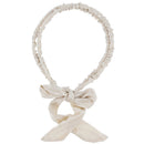 15mm Satin Frilly Double Aliceband with Bow