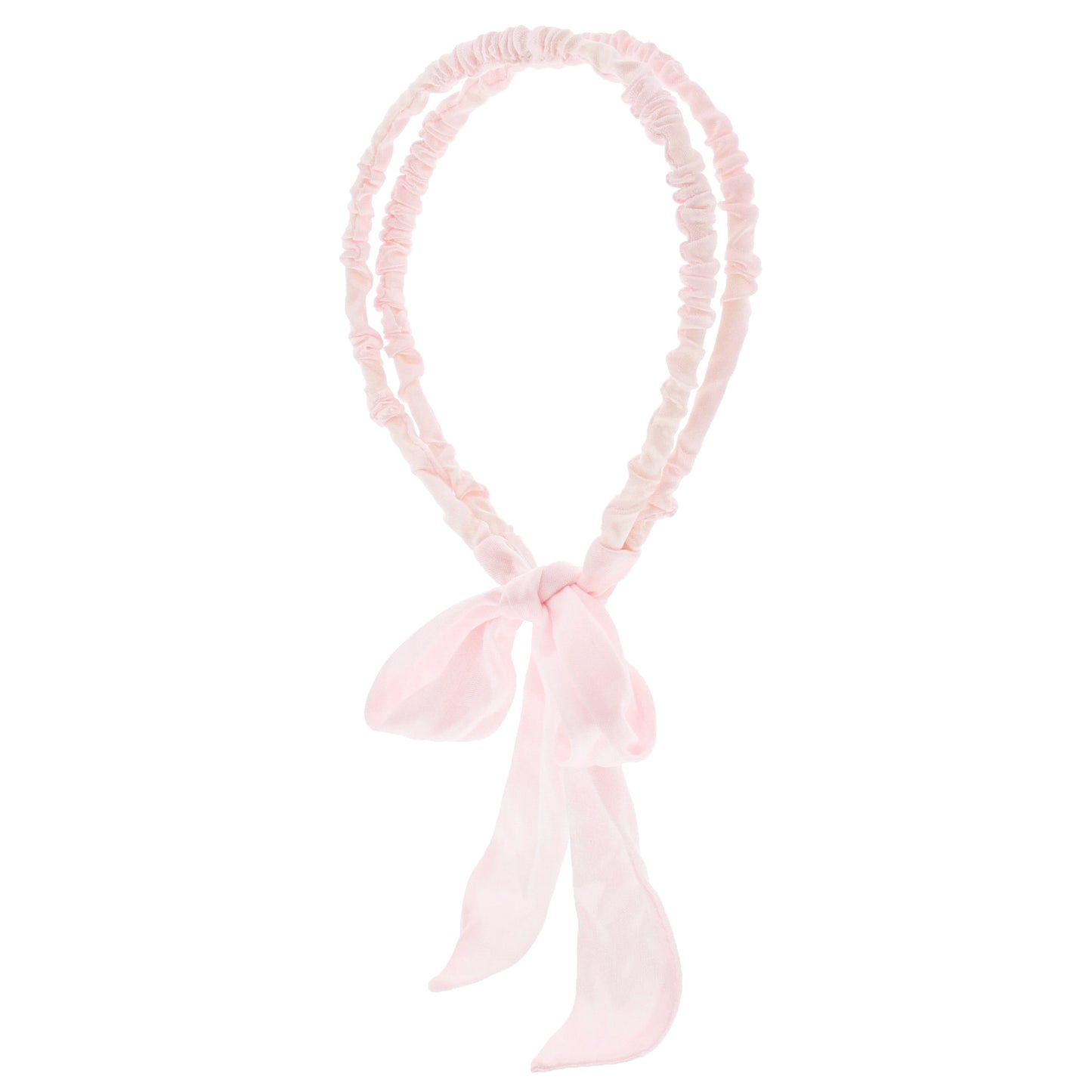 15mm Satin Frilly Double Aliceband with Bow