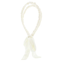 15mm Satin Frilly Double Aliceband with Bow