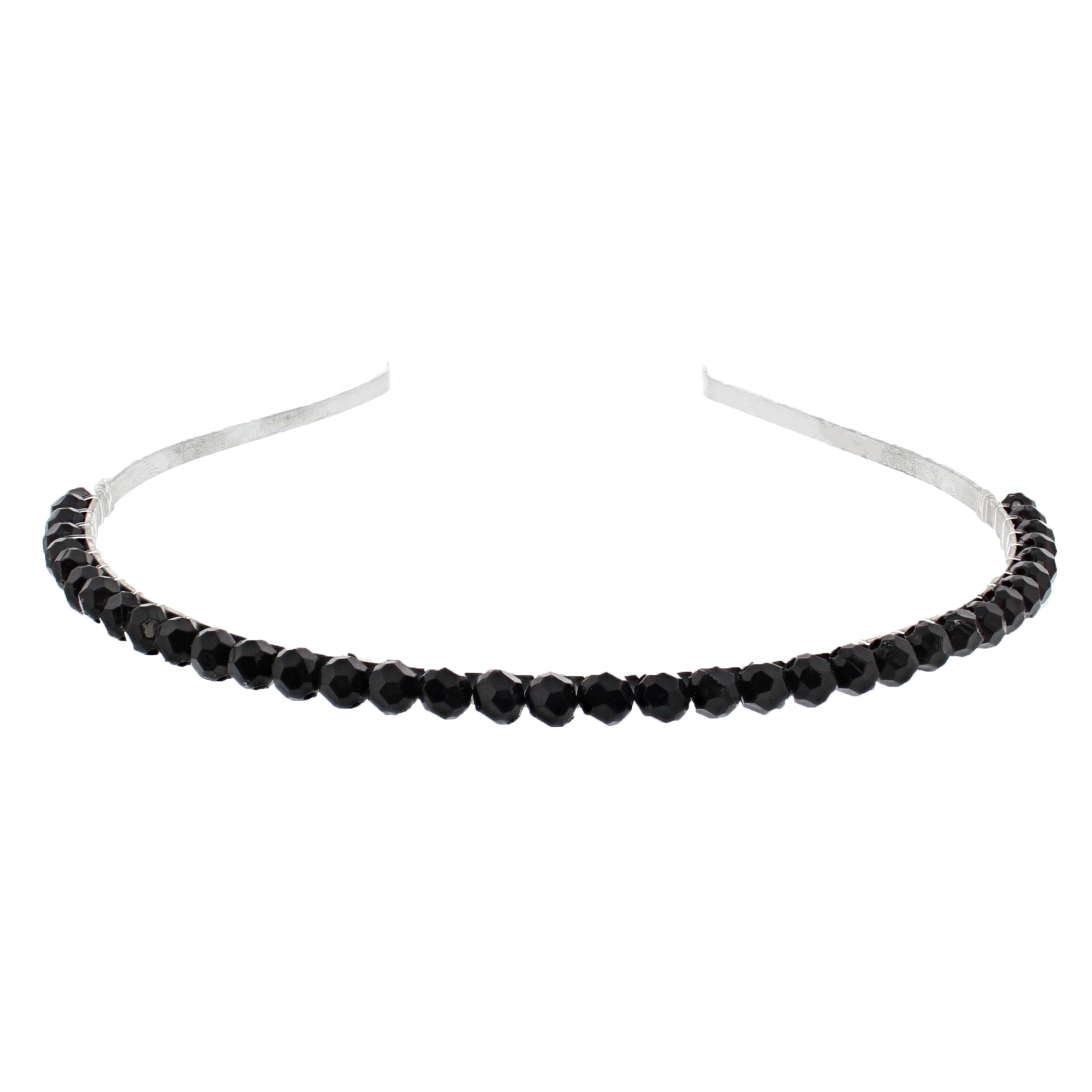 Assorted Colour 1 Row Stone Thin Alicebands