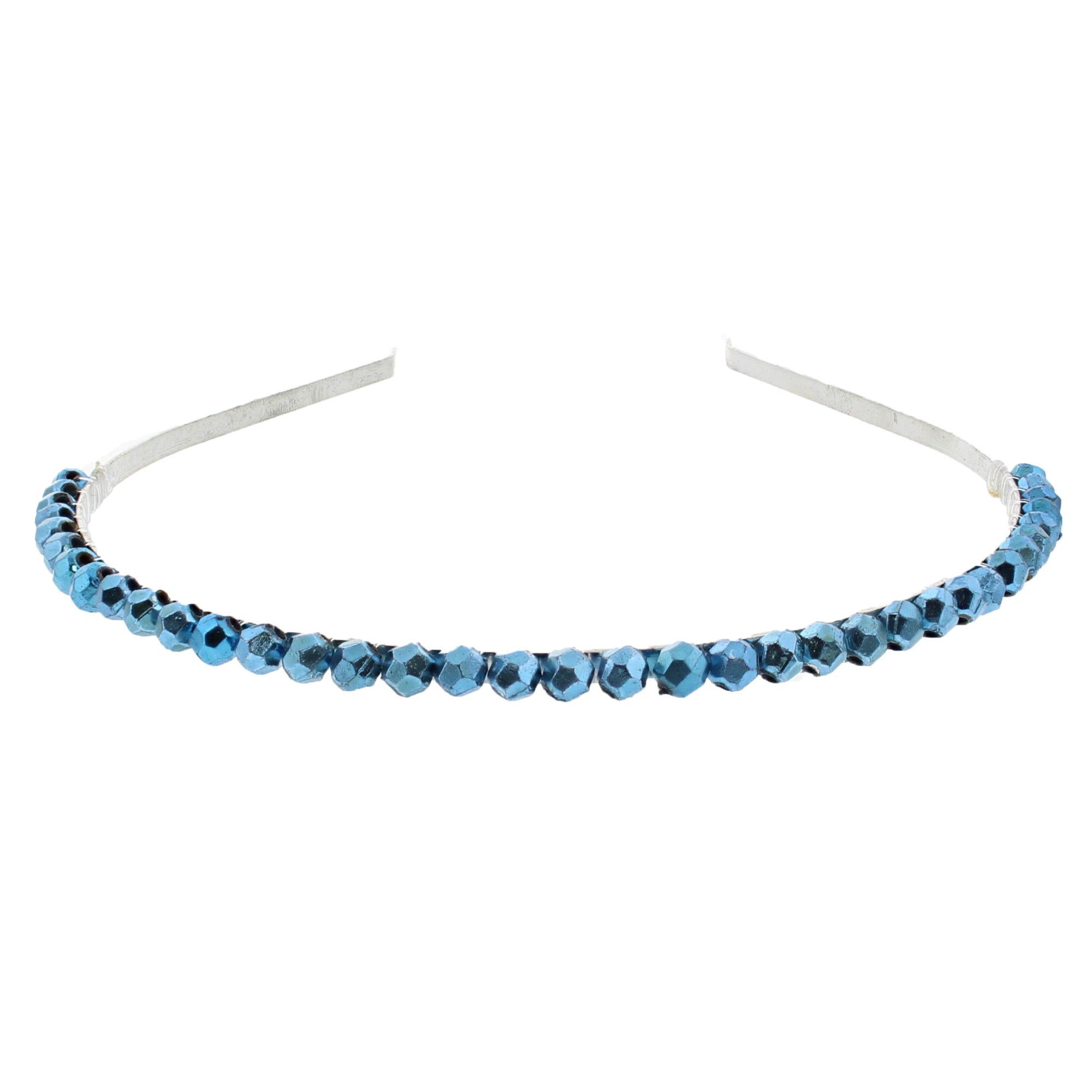 Assorted Colour 1 Row Stone Thin Alicebands