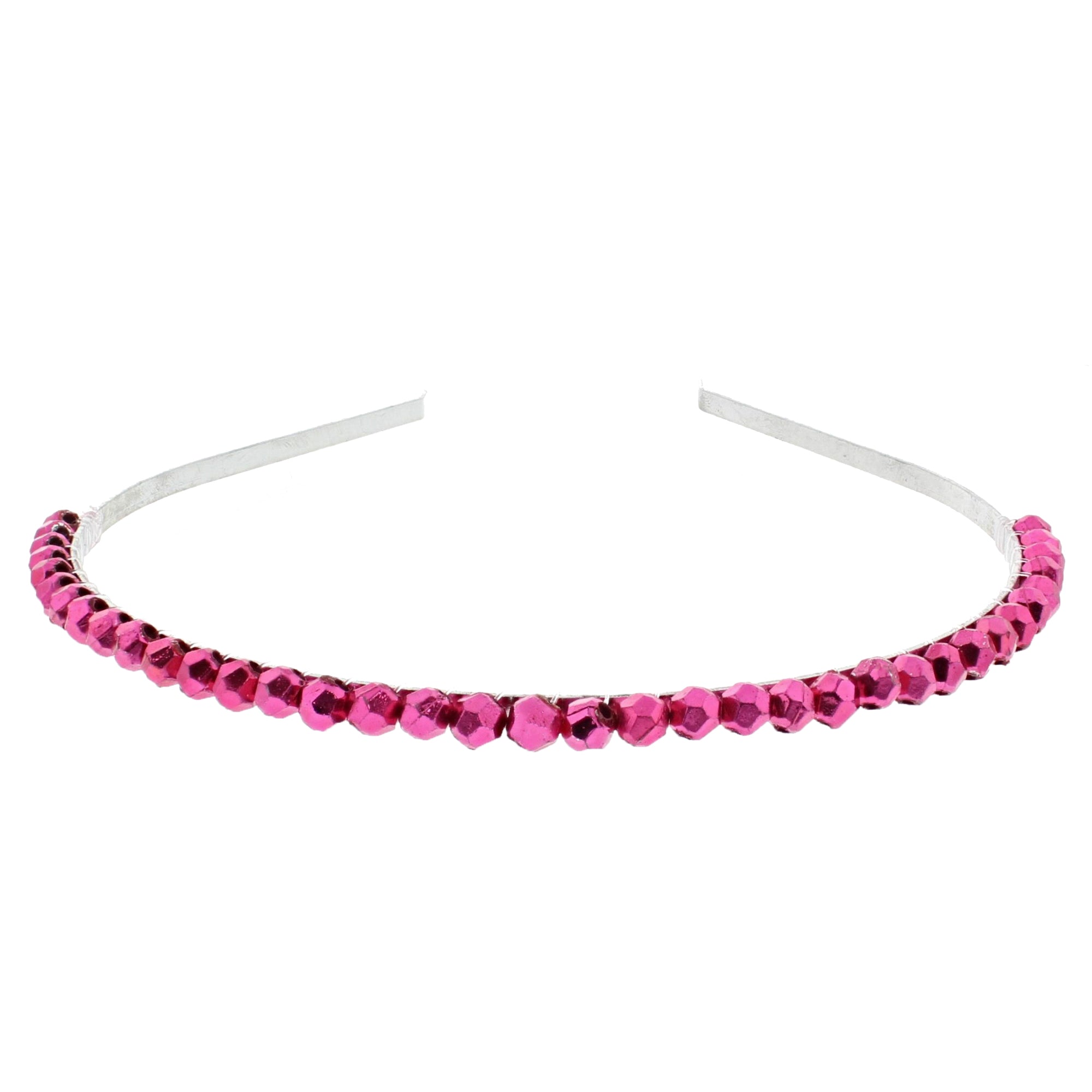 Assorted Colour 1 Row Stone Thin Alicebands