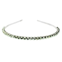 Assorted Colour 1 Row Stone Thin Alicebands