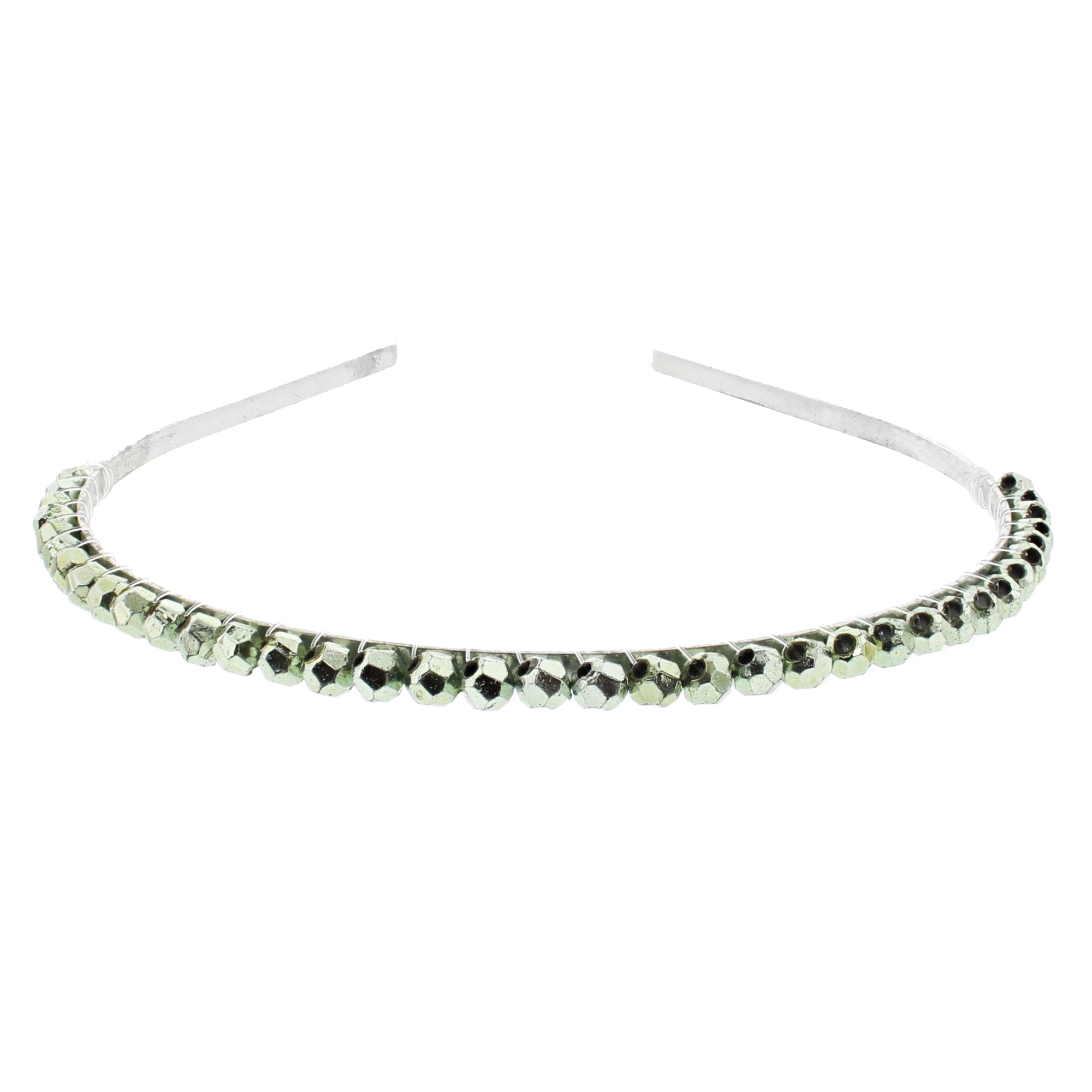 Assorted Colour 1 Row Stone Thin Alicebands