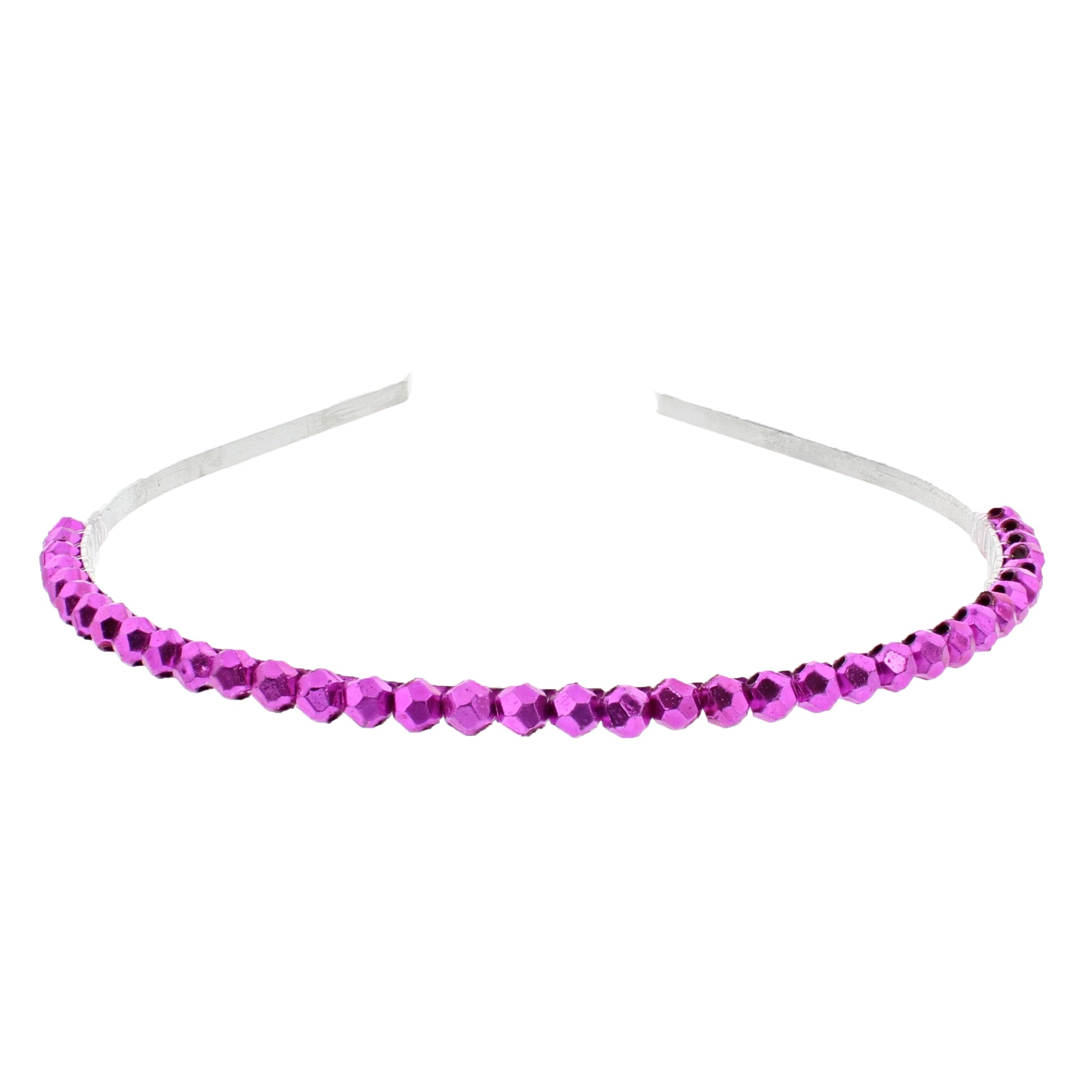 Assorted Colour 1 Row Stone Thin Alicebands