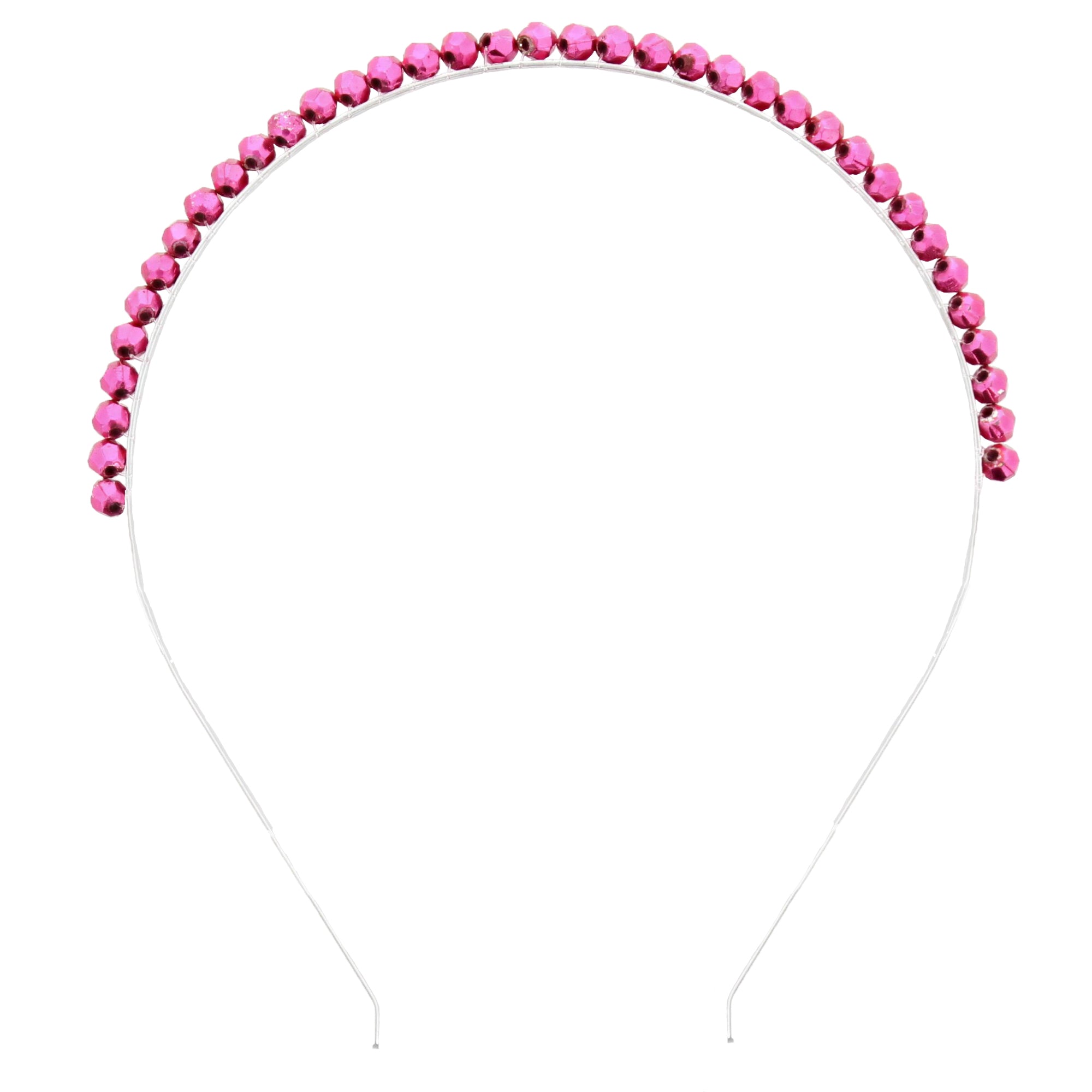 Assorted Colour 1 Row Stone Thin Alicebands