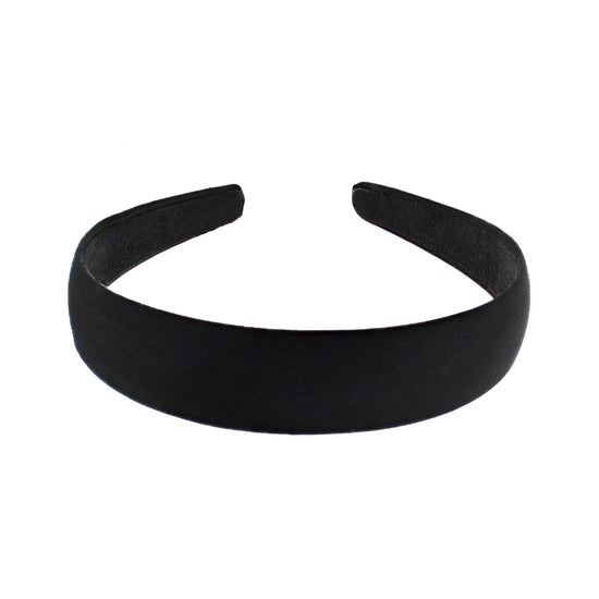 25mm Black Satin Aliceband