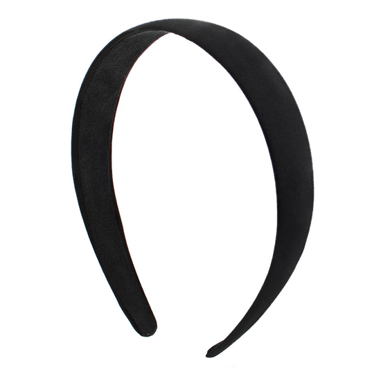 25mm Black Satin Aliceband