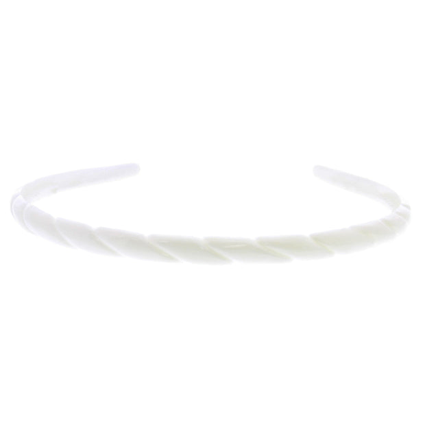 10mm Ribbed Plastic Alicebands