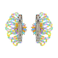 Multicolour Beaded Fun Shaped Hair Barrette - Style A
