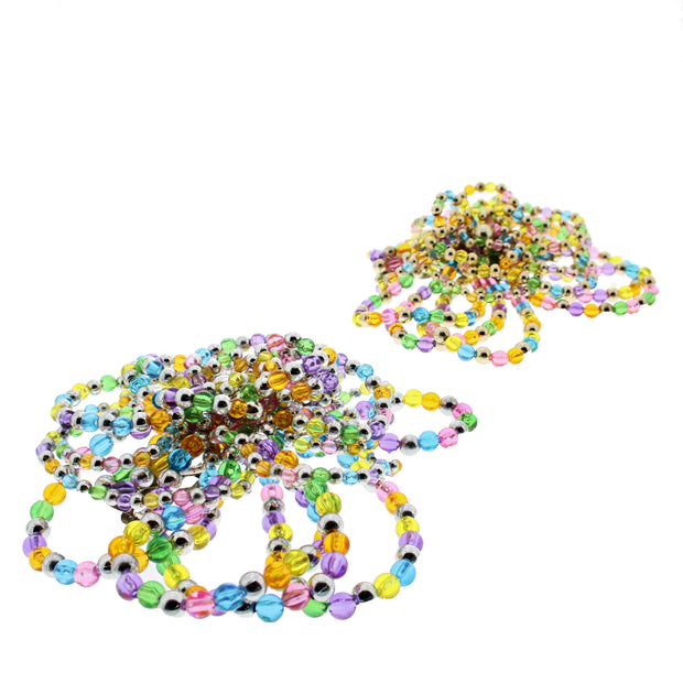 Multicolour Beaded Fun Shaped Hair Barrette - Style C