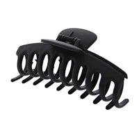 11cm Matte Black Barrel Hair Claw Clips