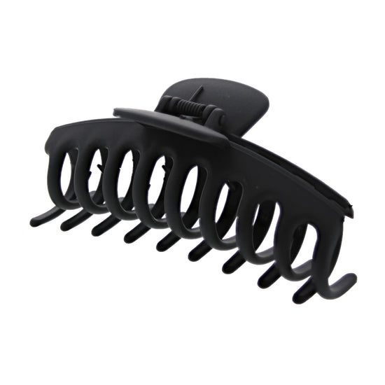 11cm Matte Black Barrel Hair Claw Clips