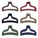 10cm Assorted Winter Matte Finish Hair Claw Clips