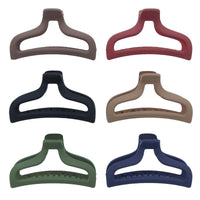 10cm Assorted Winter Matte Finish Hair Claw Clips