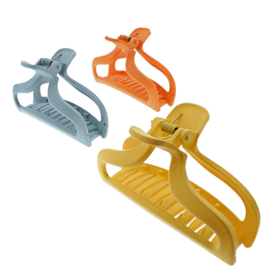 10cm Autumn Matte Finish Hair Claw Clips