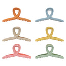 11.5cm Autumn Matte Finish Hair Claw Clips